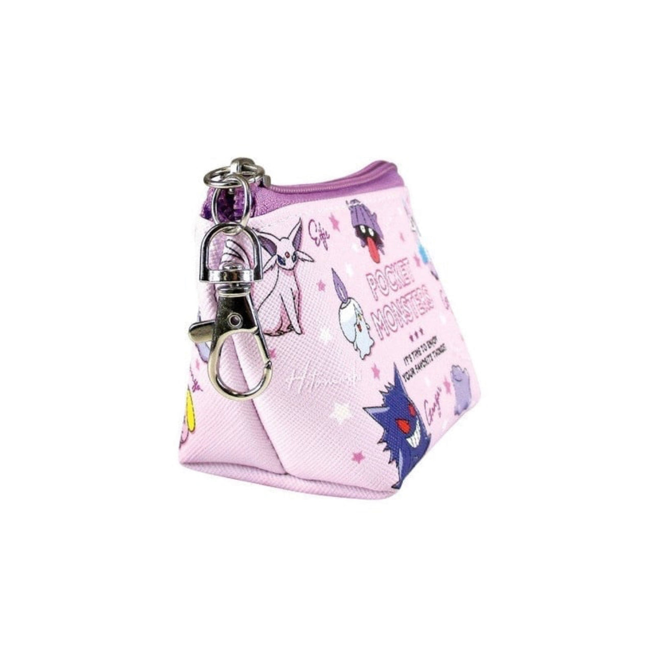 Triangle Shaped Mini Pouch bag Purple Ver. Pokemon Colors