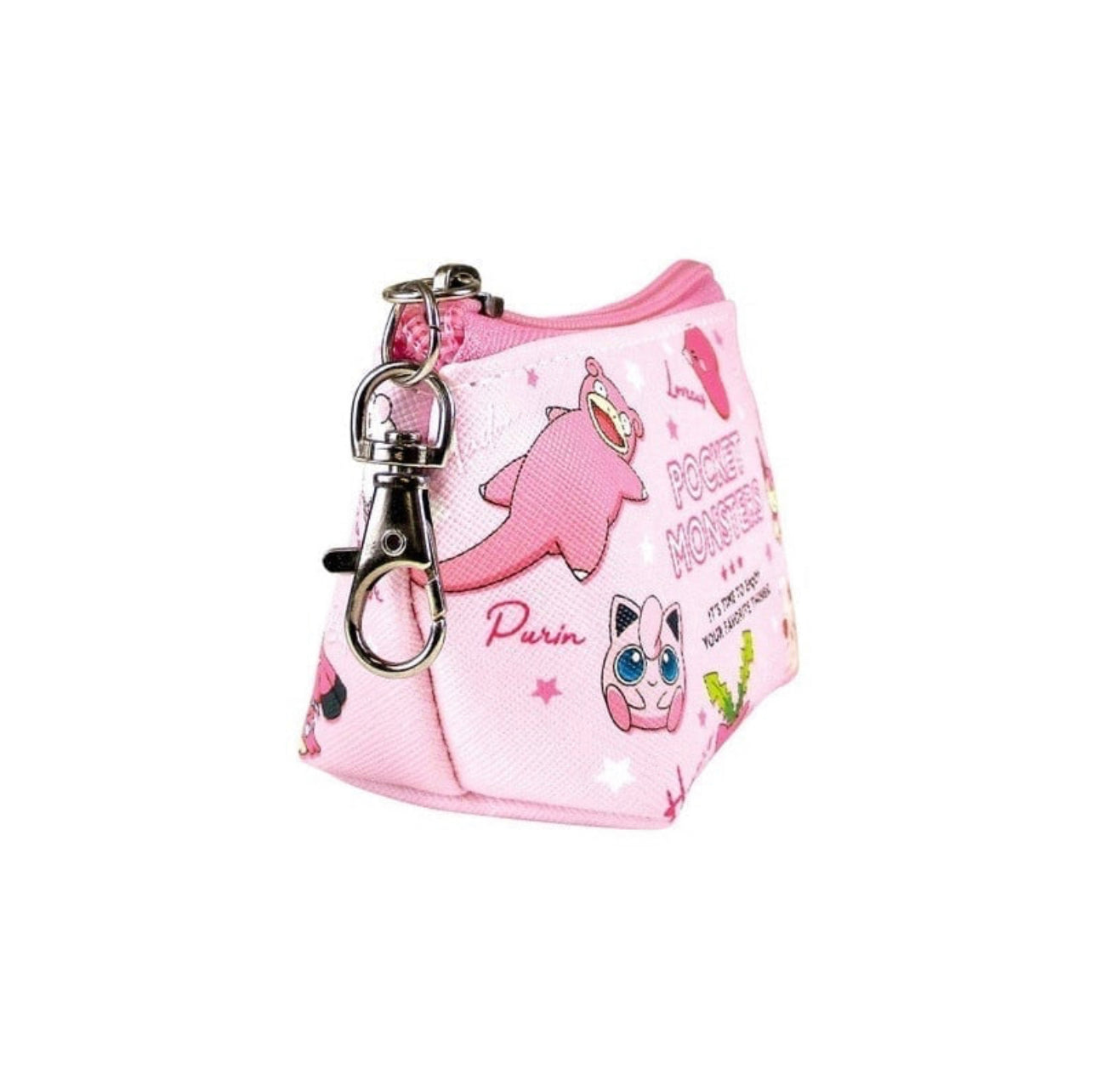 Triangle Shaped Mini Pouch bag Pink Ver. Pokemon Colors